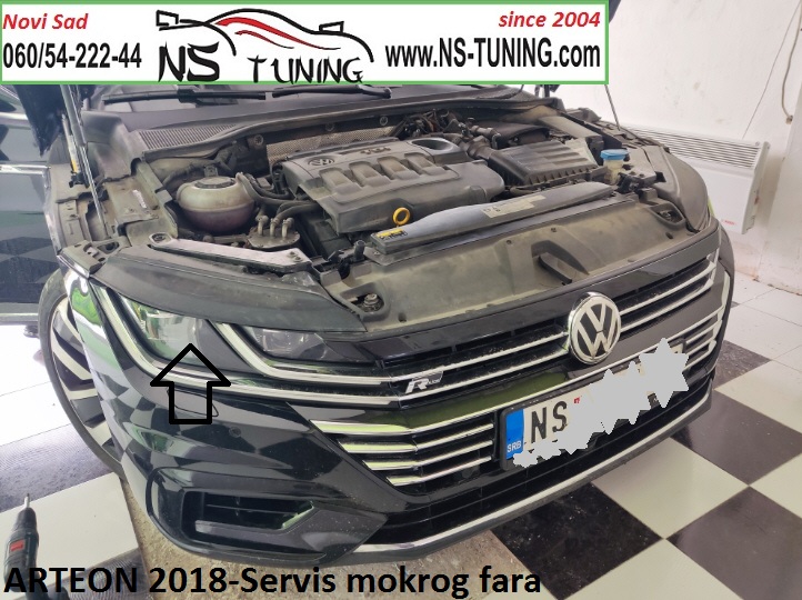 vw arteon 2018 2019 2020 led far magli vlaga kondenz reparacija novi sad ns tuning